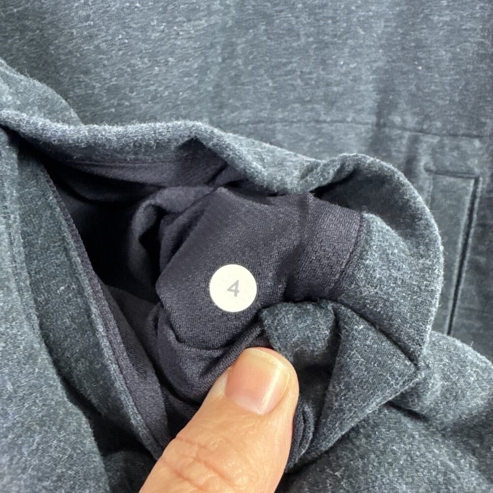 Lululemon Hoodie Sweatshirt Pullover Long Sleeve Navy Blue sz 4 - Picture 4 of 7
